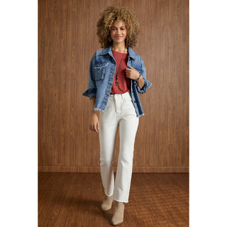 Laramie Denim Shacket - Medium Denim