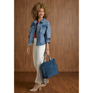 Laramie Denim Shacket - Medium Denim
