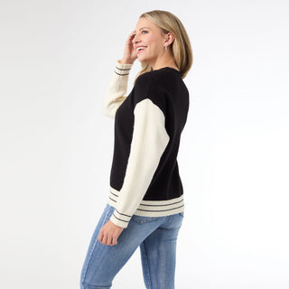 Landry Button Front Cardigan - Black