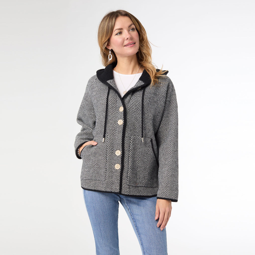 Kendrick Hooded Button Front Cardigan – tgbBRANDS