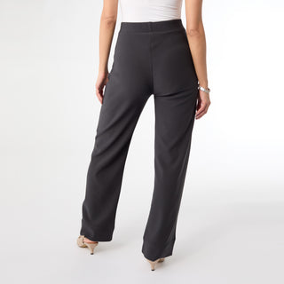 Georgie Wide Leg Bottom - Smoke