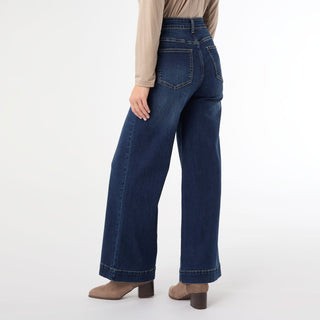 EverStretch Wide Leg - Dark Denim