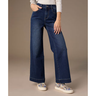 EverStretch Wide Leg - Dark Denim