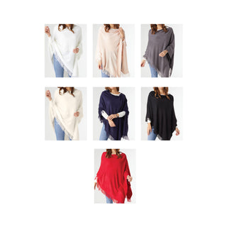 Lightweight Poncho with Fringe Assortment Pack - Fall 2025