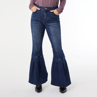 Bambu Soft Bell Flare - Indigo Dark Denim