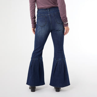 Bambu Soft Bell Flare - Indigo Dark Denim
