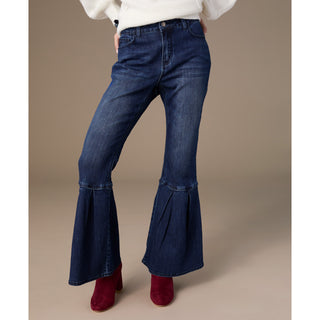Bambu Soft Bell Flare - Indigo Dark Denim