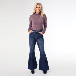 Bambu Soft Bell Flare - Indigo Dark Denim