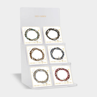 Merry Christmas Bracelet Assortment Pack with Display - Pack