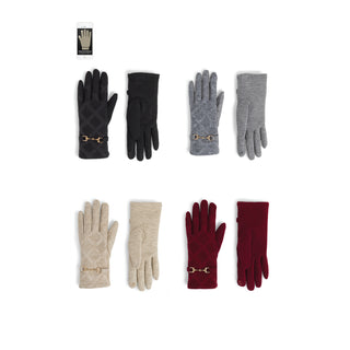 Elegant Checkered Touchscreen Gloves Assortment Pack - Pack
