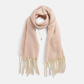 Scarf + Necklace Set - Blush