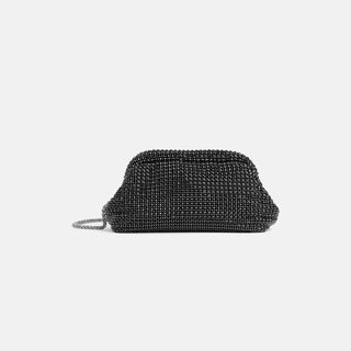 Elizabeth Sequin Clutch - Black