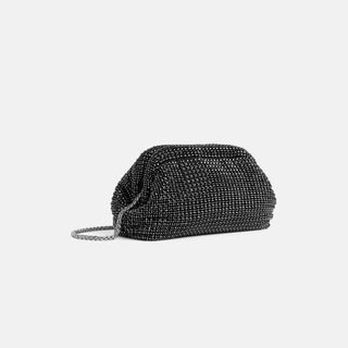 Elizabeth Sequin Clutch - Black