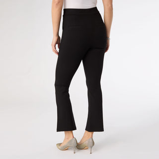 Celyse Baby Flare Pant with Front Inset - Black/Black Sparkle