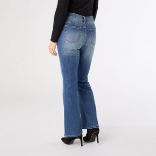 Bambu Soft Flare with Front Seam - Medium Denim