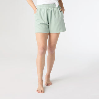 Weekend Brushed Pocket Shorts - Seafoam