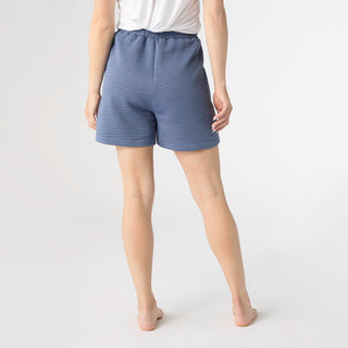 Cozymaxx Quilt Shorts - Dark Blue