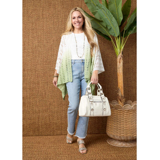 Margot Knit Wrap - Mint Green
