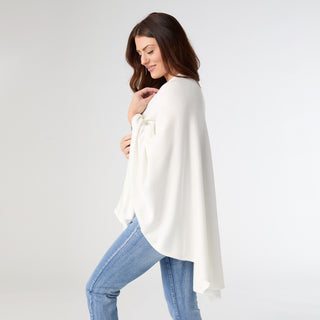 Lightweight Heavenly-Luxe Pull Thru Wrap - White