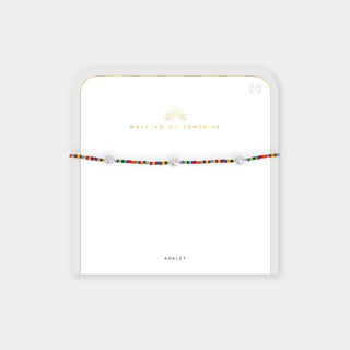 Ray of Sunshine Anklet - Pearl