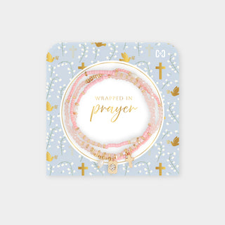 Wrapped in Prayer Bracelet - Pink