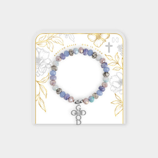 Amazing Grace Bracelet - Perriwinkle/God is Good
