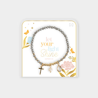 Let your Light Shine Bracelet - Grey
