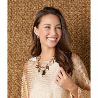 Pretty in Pearls Charm Necklace - Pearl