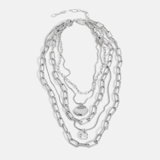 Shailene Necklace - Matte Silver