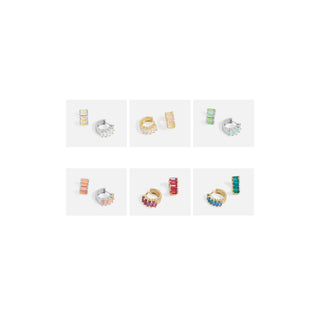Emory Huggie Earring Assortment