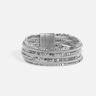 Selma Magnetic Bracelet - Silver
