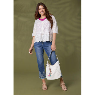 Blue Skies Bag Charm + Key Fob - Multi