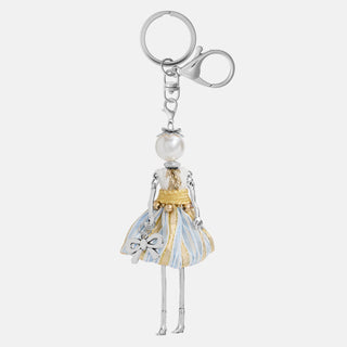 Charming Ladies Bag Charm + Key Fob - Allie