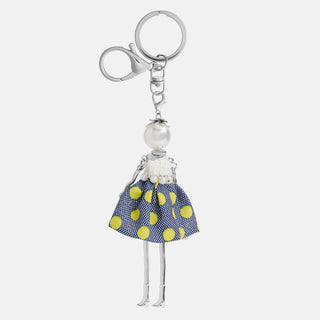 Charming Ladies Bag Charm + Key Fob - Emily