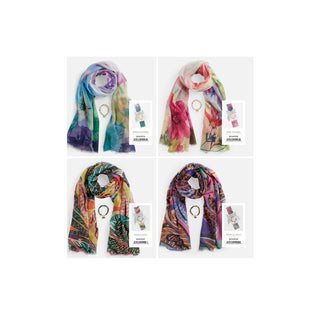 Springtime Scarf + Bracelet Assortment Pack