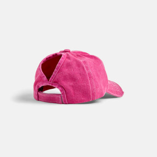 Star Ponytail Hat - Magenta