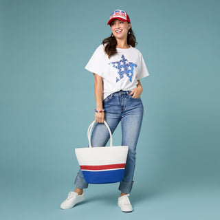 USA Trucker Hat - Red/White/Blue