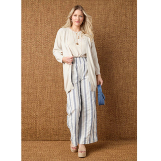 Lightweight Heavenly-Luxe 3/4 Sleeve Cardigan with Pockets - Oatmeal