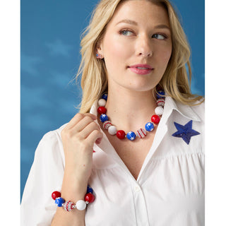 Patriotic Glee Necklace