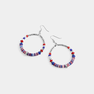 Party in the USA Earrings - Red/White/Blue