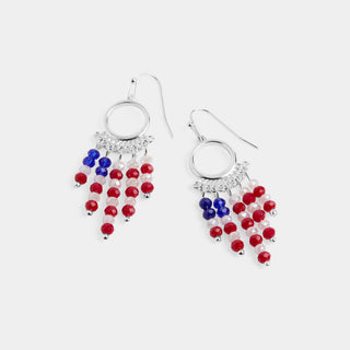 National Anthem Earrings - Red/White/Blue