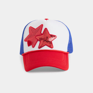 Oh My Stars Hat - Red/White/Blue