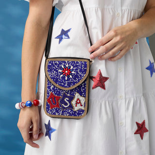 Artisan Beaded Crossbody