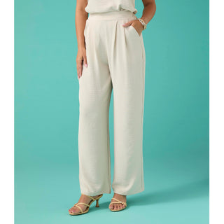 Daphne Flowy Pleat Front Pant with Pockets