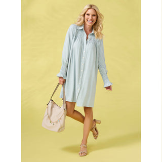 Adalynn Stripe Shirtdress with Pockets