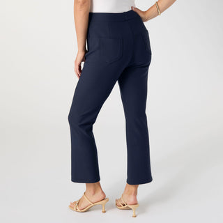 Georgie Front Seam Capri - Navy