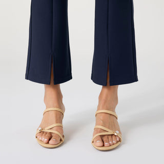 Georgie Front Seam Capri - Navy