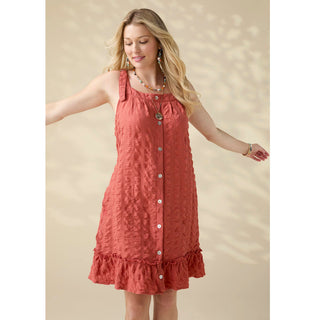 Gemma Seersucker Dress with Pockets