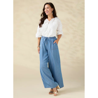 Khloe Chambray Pant with Pockets
