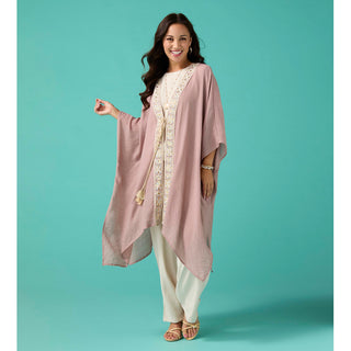 Lila Embellished Tie Front Wrap